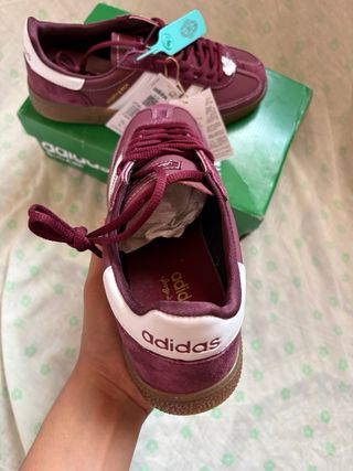 Adidas x Sporty & Rich Zapatillas Burdeos