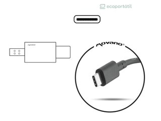 Cargador Movano 65W USB tipo C USB-C / CA 100-240 V