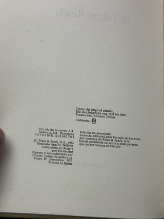 El tercer Reich - H. S. Hegner