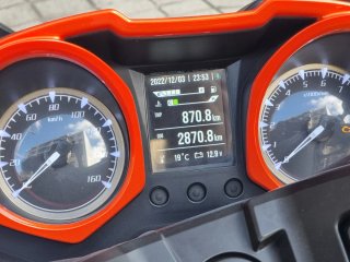 Scooter 125cc Negra y Naranja