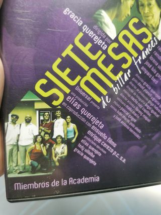 DVD, SIETE MESAS DE BILLAR FRANCÉS