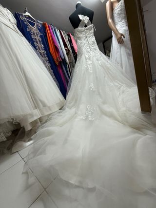 Vestido de Novia Sirena Encaje