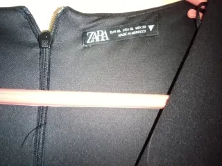 Vestido Zara Negro Talla XL