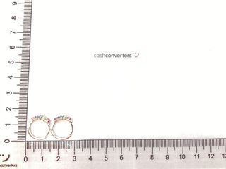 argollas plata 925mm con piedra con circonita