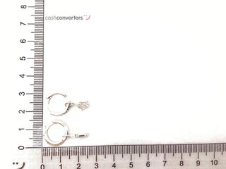 argollas plata 925mm con piedra con circonita