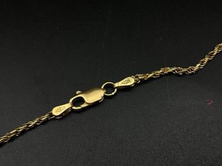 cadena oro 18k 31cm