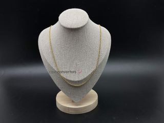 cadena oro 18k 31cm
