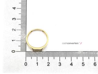 sello oro 18k con piedra con circonita t. 10 (15,92 mm)