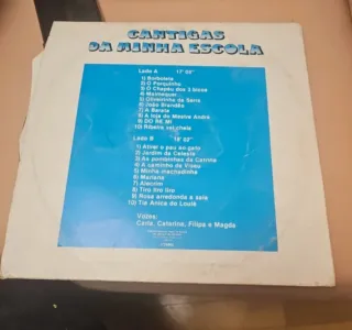 Vinil Cantigas da Minha Escola
