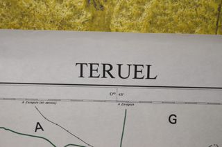 Mapa Provincial de Teruel. 1979. Instituto Geográfico Nacional.