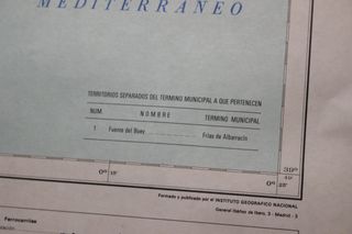 Mapa Provincial de Teruel. 1979. Instituto Geográfico Nacional.