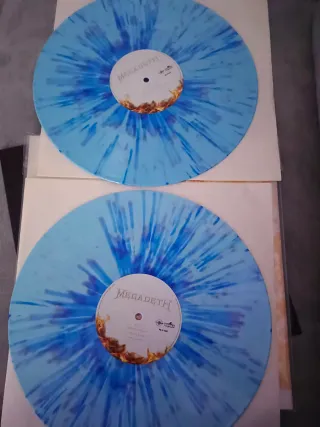 2LP Megadeth 2026 opa blue ocean splatter
