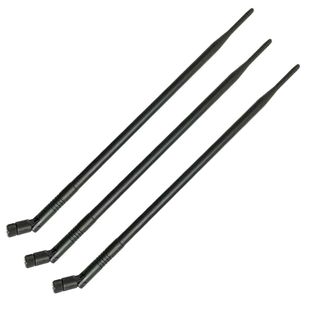 3 Antenas WiFi 9DBi 2.4Ghz 5Ghz Alta Ganancia
