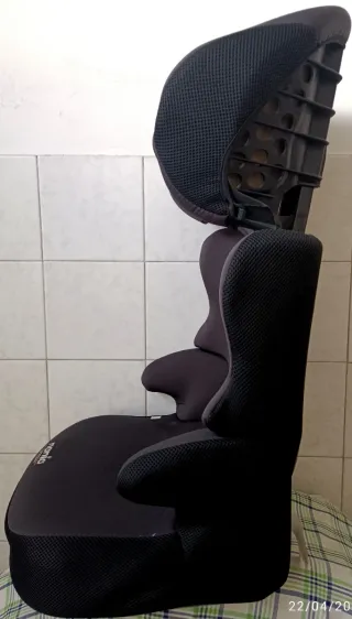 Silla coche grupo 2/3 Nania gris y negro
