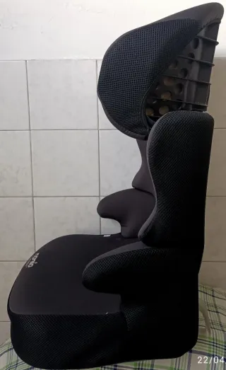 Silla coche grupo 2/3 Nania gris y negro