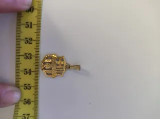 Colgante FCB Oro 18kl