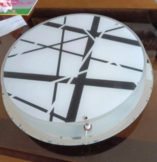 Candeeiro de Teto Moderno Vidro e Metal