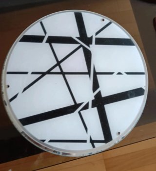 Candeeiro de Teto Moderno Vidro e Metal