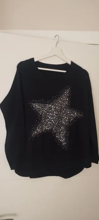 Jersey Marink con  Estrella Tachuelas y Brillos