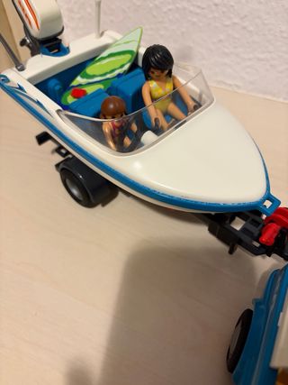 Playmobil familia y accesorios playa