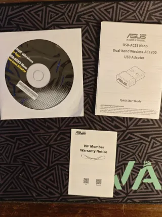 Adaptador Wi-Fi ASUS USB-AC53 Nano AC1200