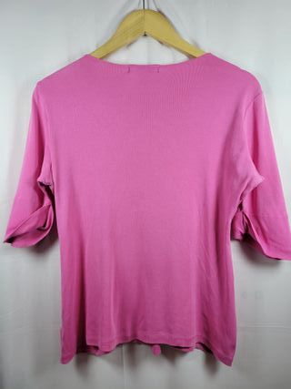 Camiseta rosa mujer talla L Lauren Ralph Lauren