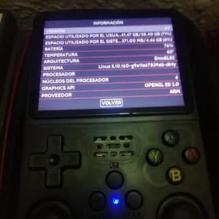 Consola Retro R36S+Grip+Gatillos ergonómicos