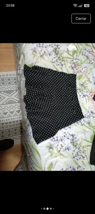 Minifalda de lunares