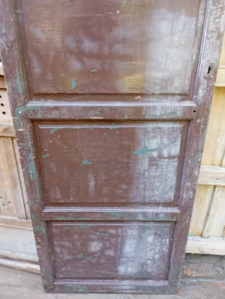 Puerta a madera antigua alacena 151x92 cm