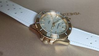 Reloj Venezianico Nereide Bronzo Dorado Blanco