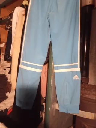 Adidas Pantalón Chándal Turquesa Talla 38/40