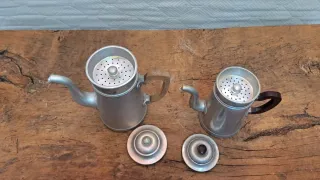 Set di 2 caffettiere vintage