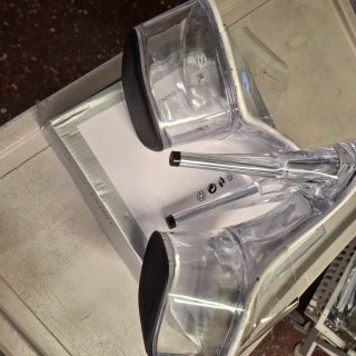 Zapatos transparentes tacón alto talla 39