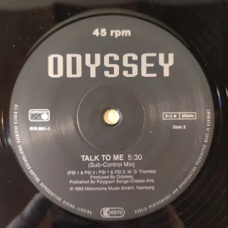 Vinilo Odyssey Talk To Me