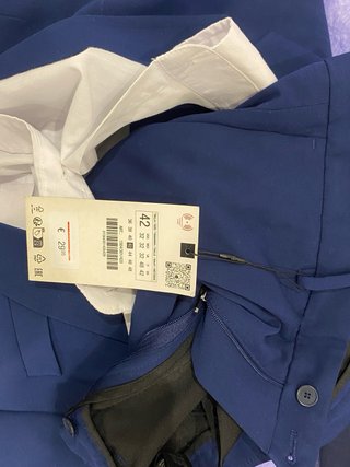 Traje Zara Azul Marino
