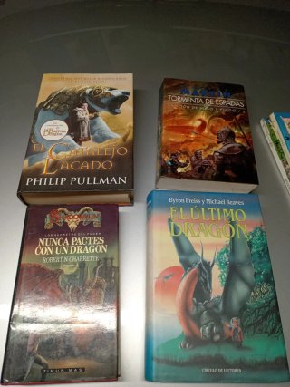 Libros fantasía, ciencia ficción, terror...