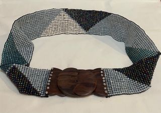 Cinturón elástico de bolitas multicolor