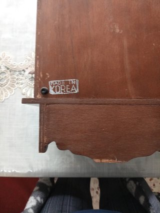 Orologio da parete in legno