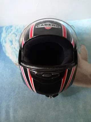 Casco CABERG nero con visiera