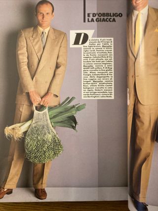 L'uomo Vogue Italia magazine 1981