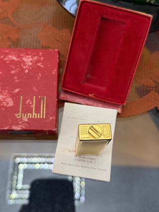 Accendino Dunhill Rollalite oro 1930