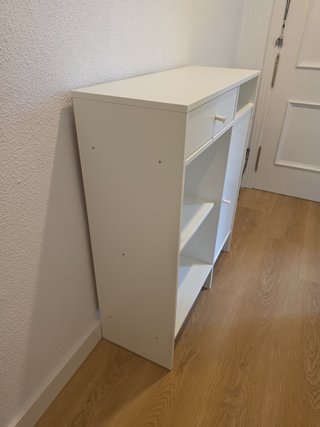 Mueble recibidor blanco Ikea