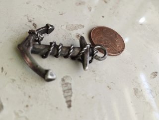 Pendente Ancora Argento Vintage