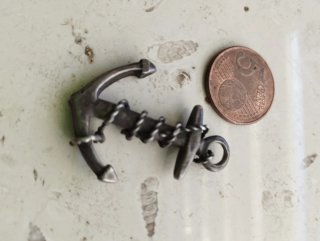 Pendente Ancora Argento Vintage