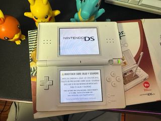 Nintendo DS Lite Blanca con Caja y Juego