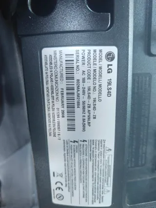 TV LG 19 pulgadas