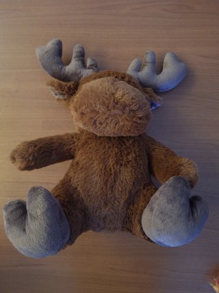 Peluche renna marrone - Mai usato, nuovo, morbido