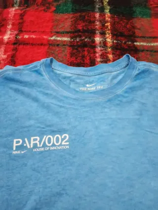 Maglia Nike manica lunga blu e multicolore
