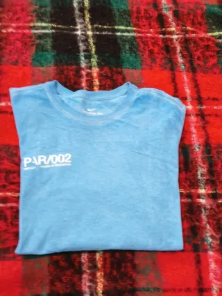 Maglia Nike manica lunga blu e multicolore