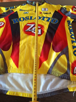 Maillot Ciclismo Roslotto ZG Mobili 1997 Talla M